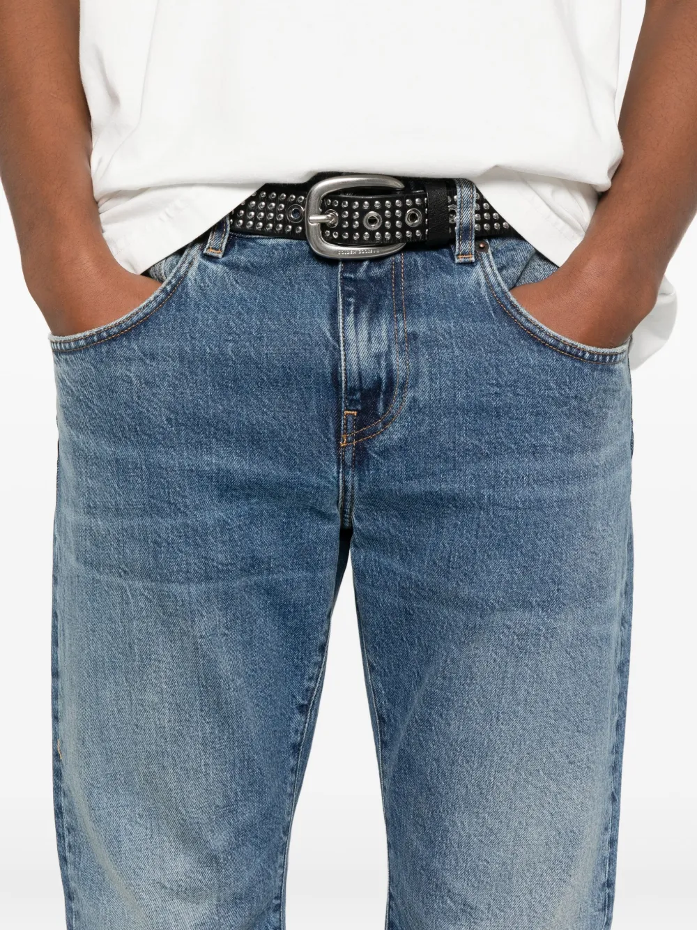 Blk Dnm Straight Leg Jeans In Blue