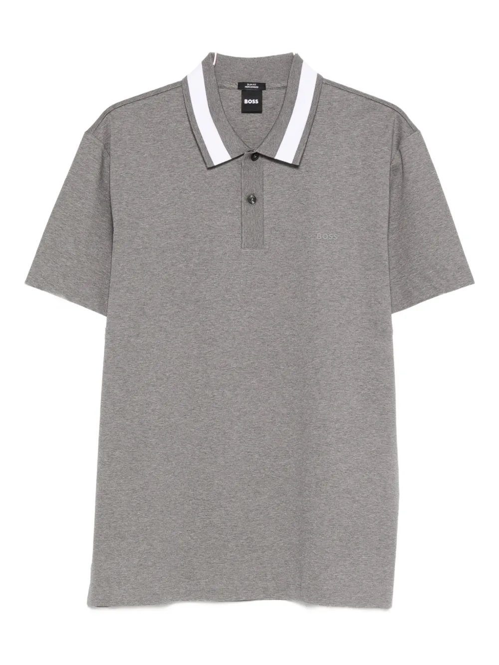 BOSS mercerised polo shirt - Grigio
