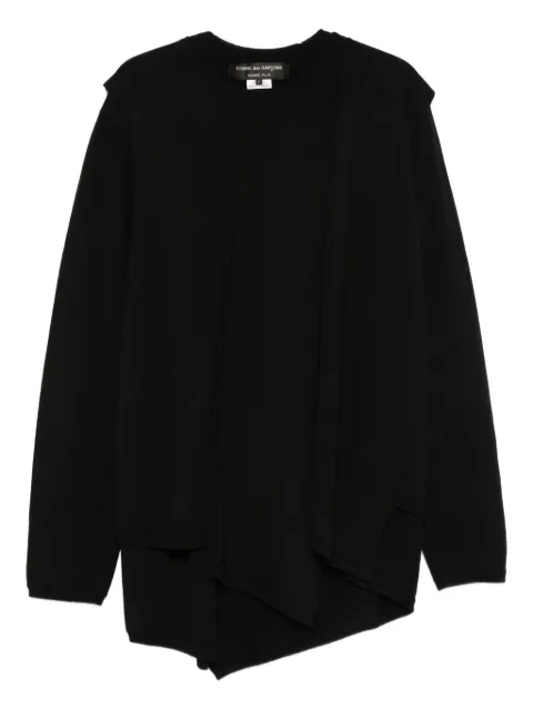 Comme des Garçons Homme Plus Asymmetrischer Pullover