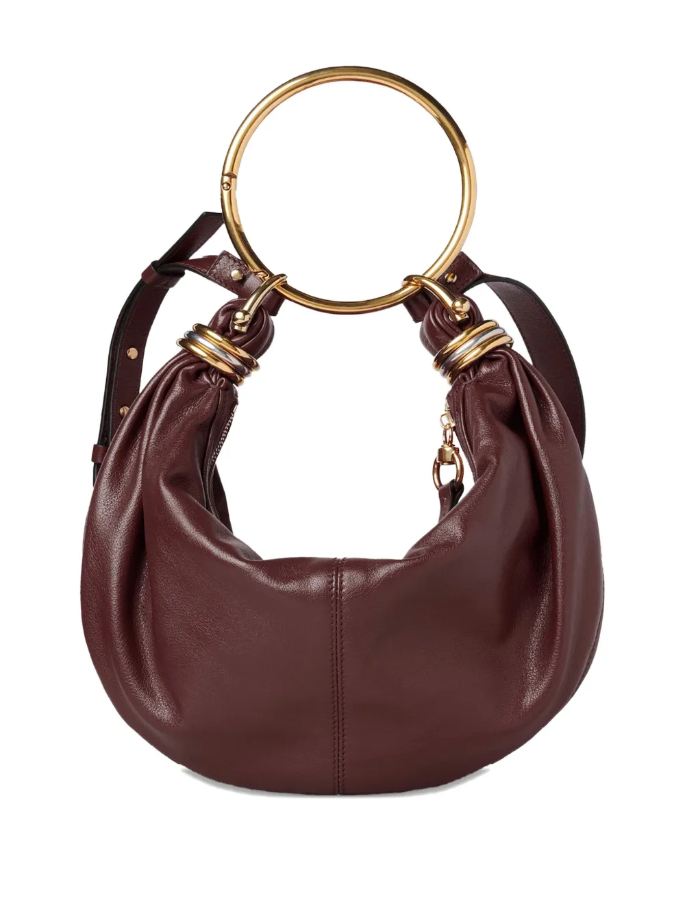 Chloé small Bracelet tote bag - Bruin
