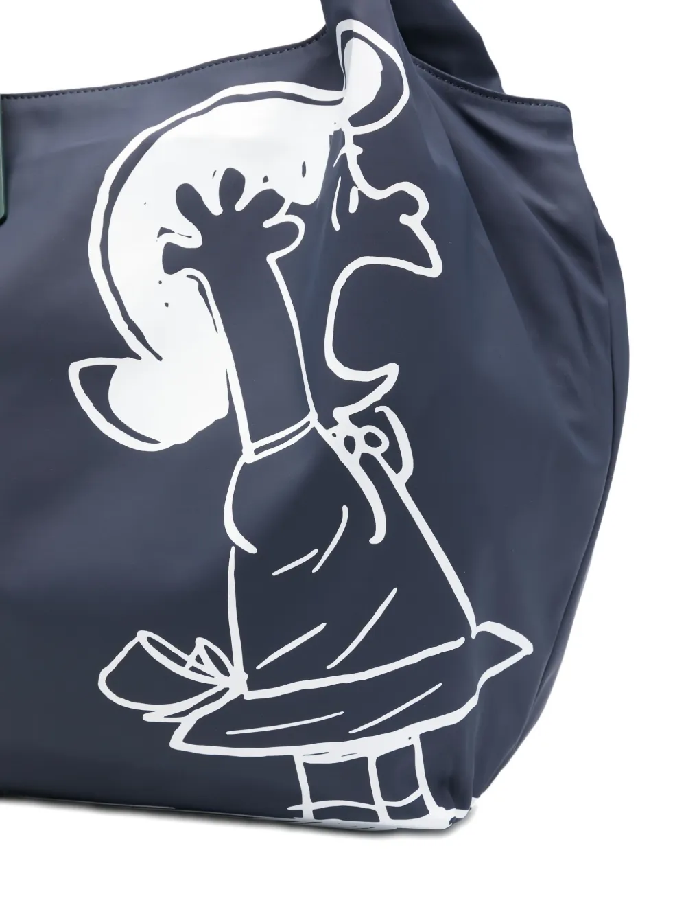 Coccinelle X Peanuts Nº10 Graphic-print Shoulder Bag In Blue