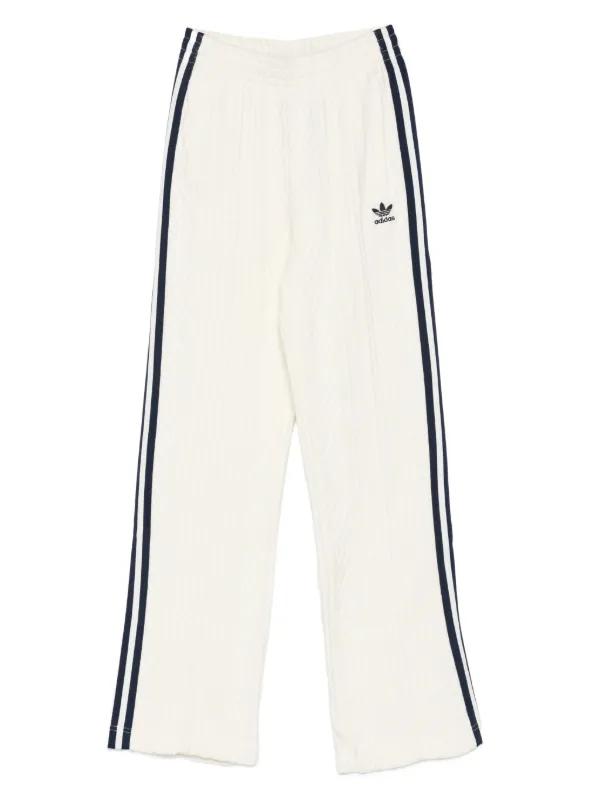 Adidas サイドストライプ トラックパンツ | ホワイト | FARFETCH JP