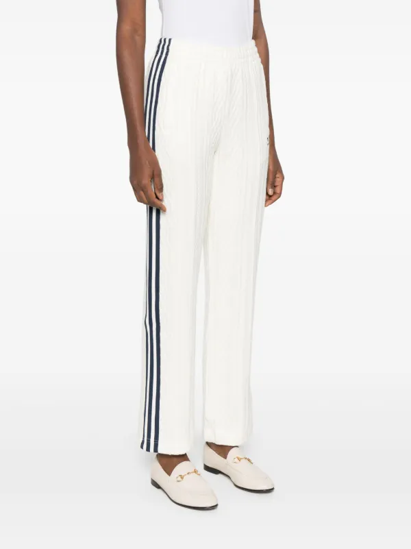 Needles ホワイト サイドストライプ パンツ Adidas サイドストライプ トラックパンツ | ホワイト | FARFETCH JP