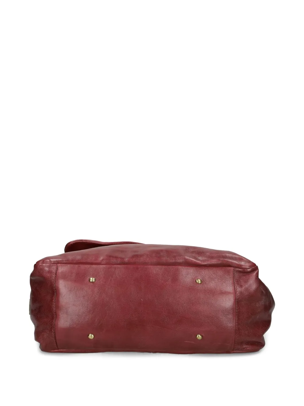 flap leather shoulder bag