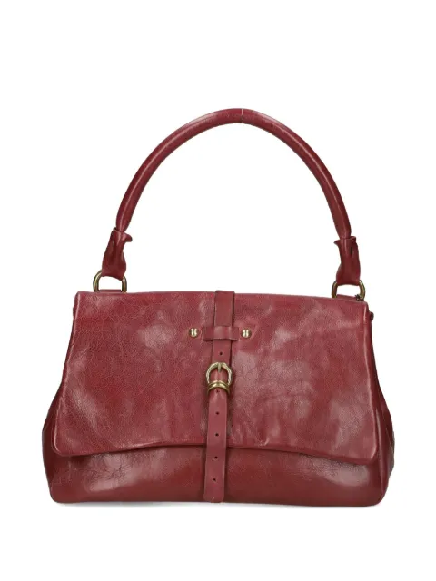 A.S.98 buckle-strap leather shoulder bag