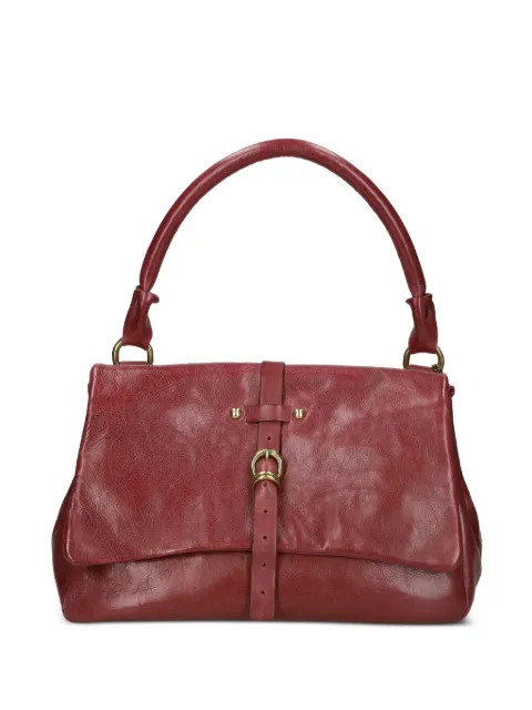 A.S.98 buckle-strap leather shoulder bag