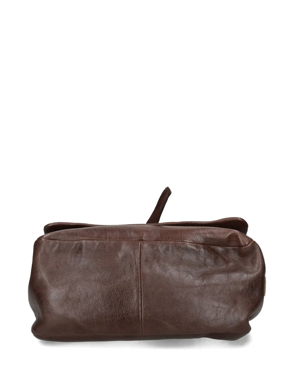 A.S.98 buckle-fastening leather shoulder bag - Bruin