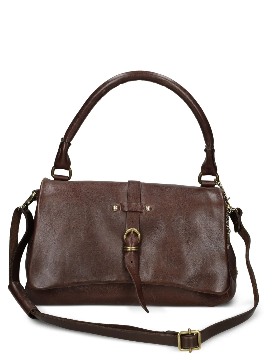 A.S.98 buckle-fastening leather shoulder bag | Brown | Image 1