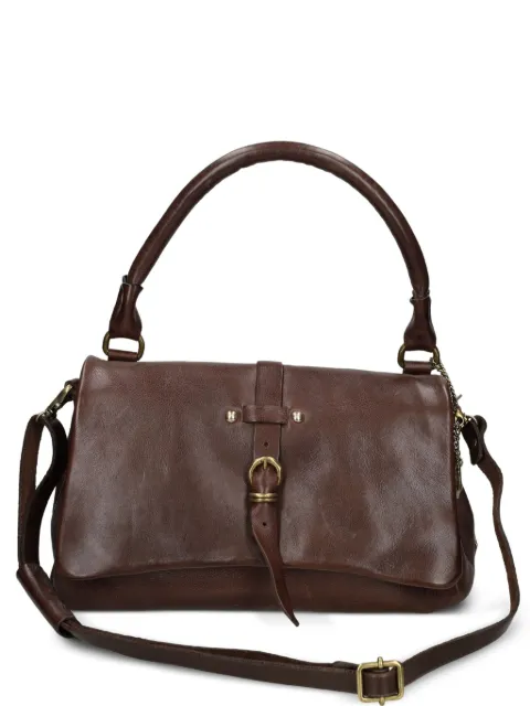 A.S.98 buckle-fastening leather shoulder bag