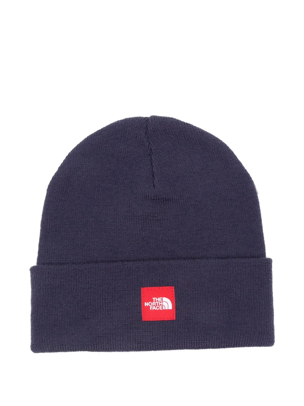 The North Face TNF™ logo-patch beanie hat | Purple | Image 1