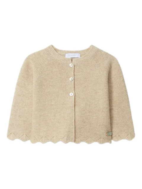 LARANJINHA scalloped cardigan