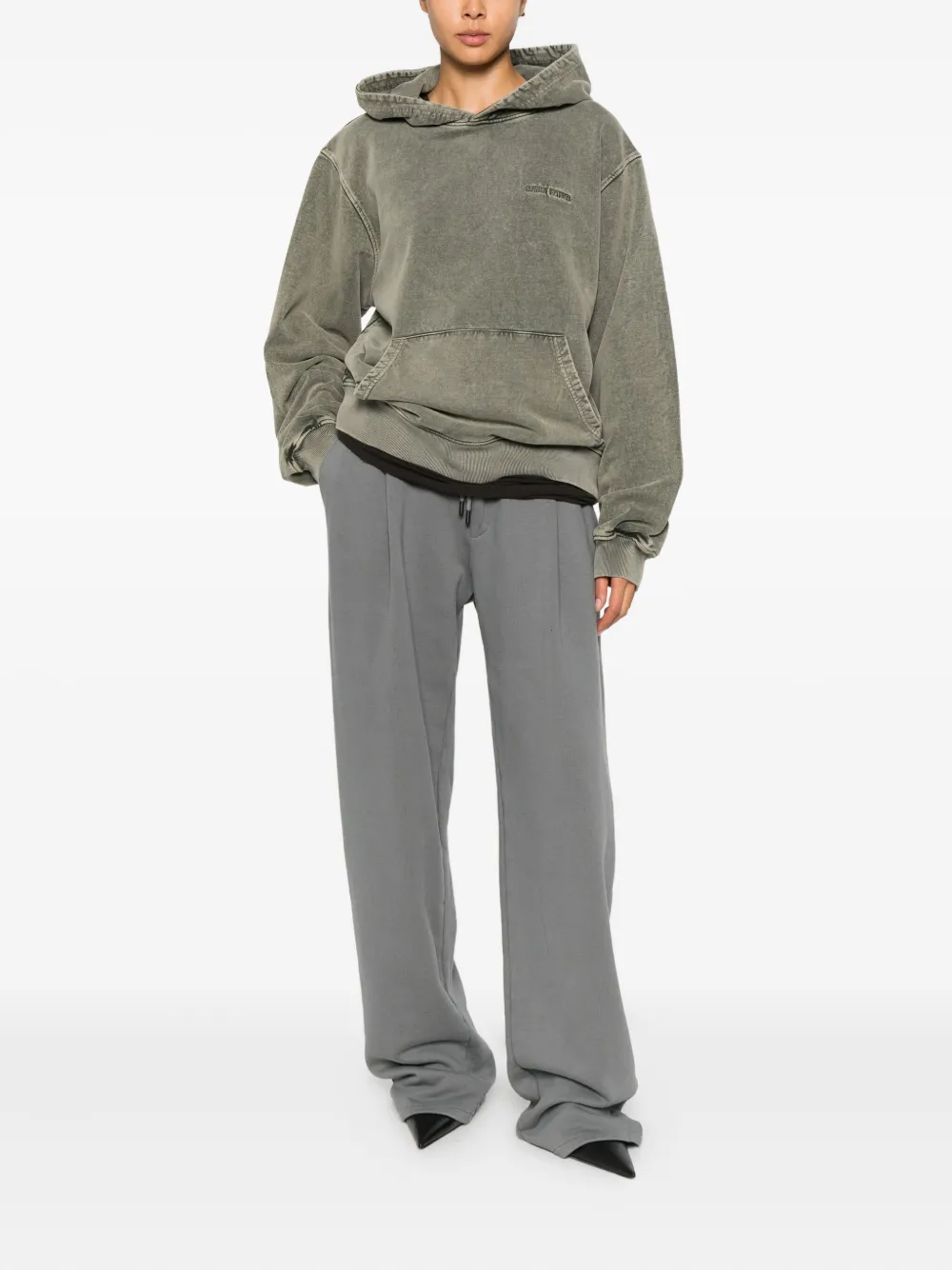 Daily Paper Dias Washed Hoodie In Green