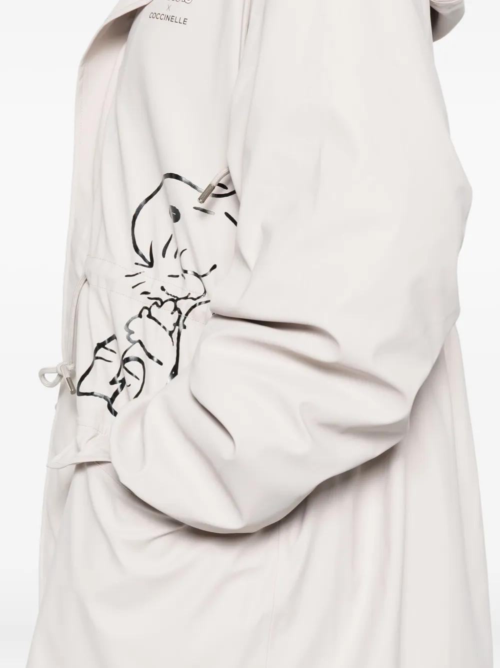 Coccinelle X Peanuts Drawstring Jacket In White