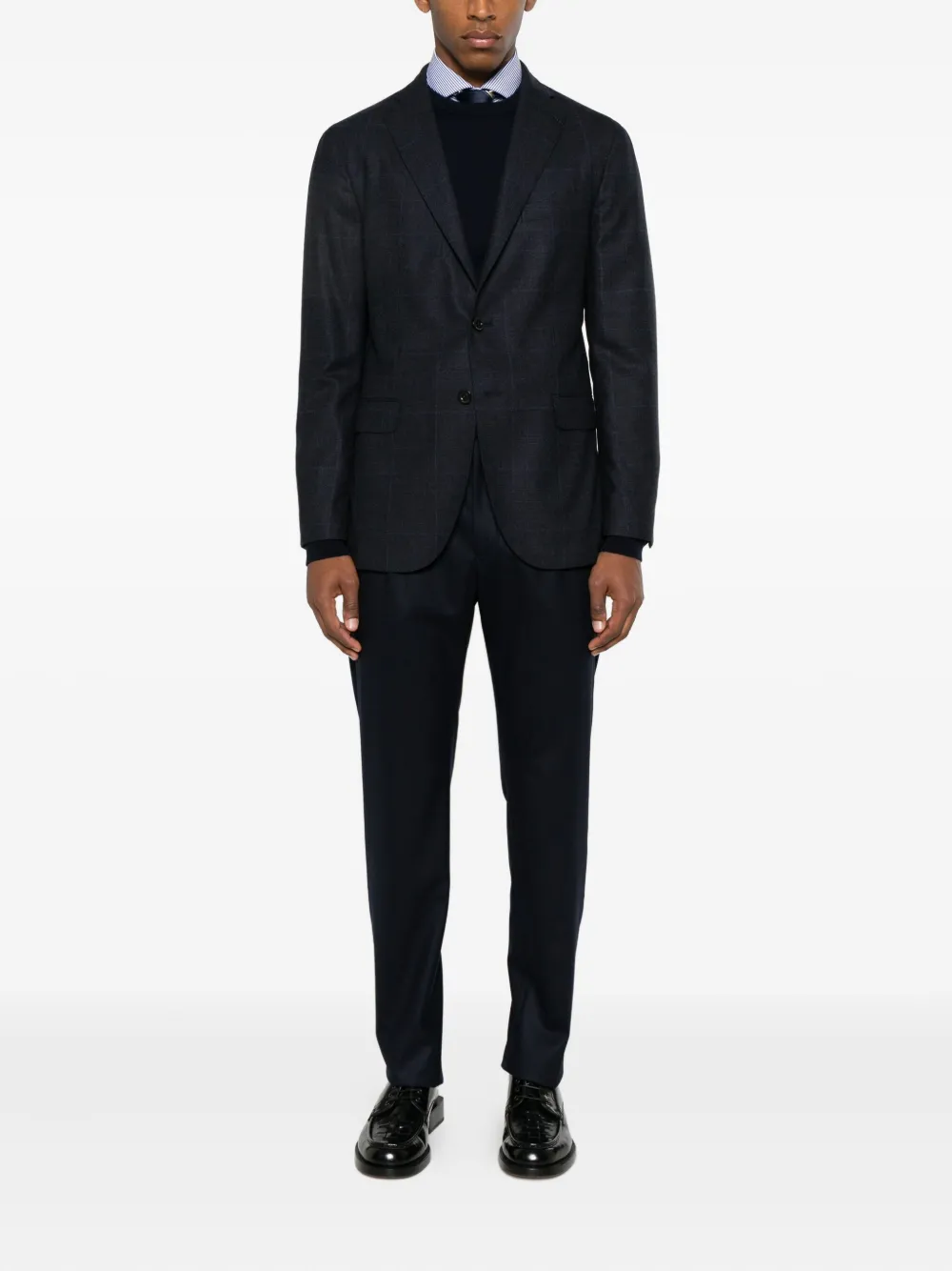 ERALDO crew-neck sweater - Blauw