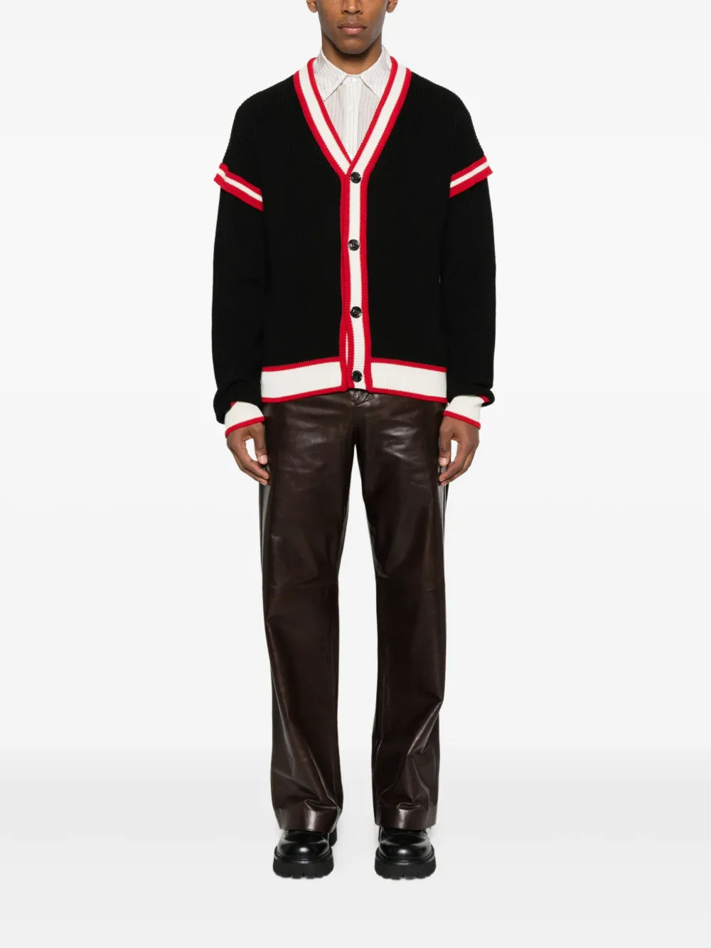 GCDS Magila wollen vest Zwart