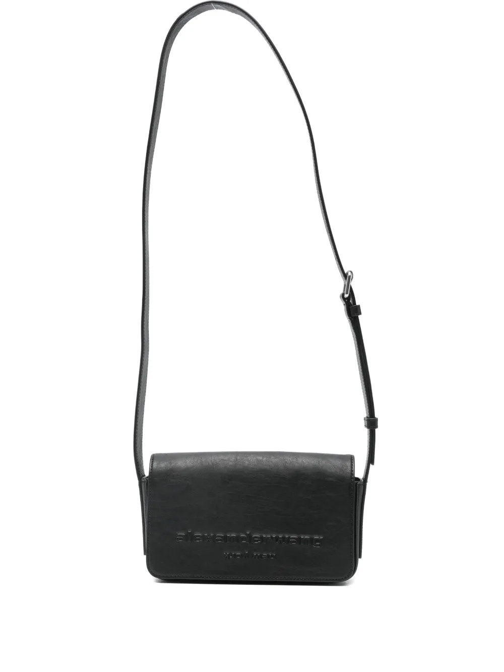 Alexander Wang embossed-logo crossbag - Nero