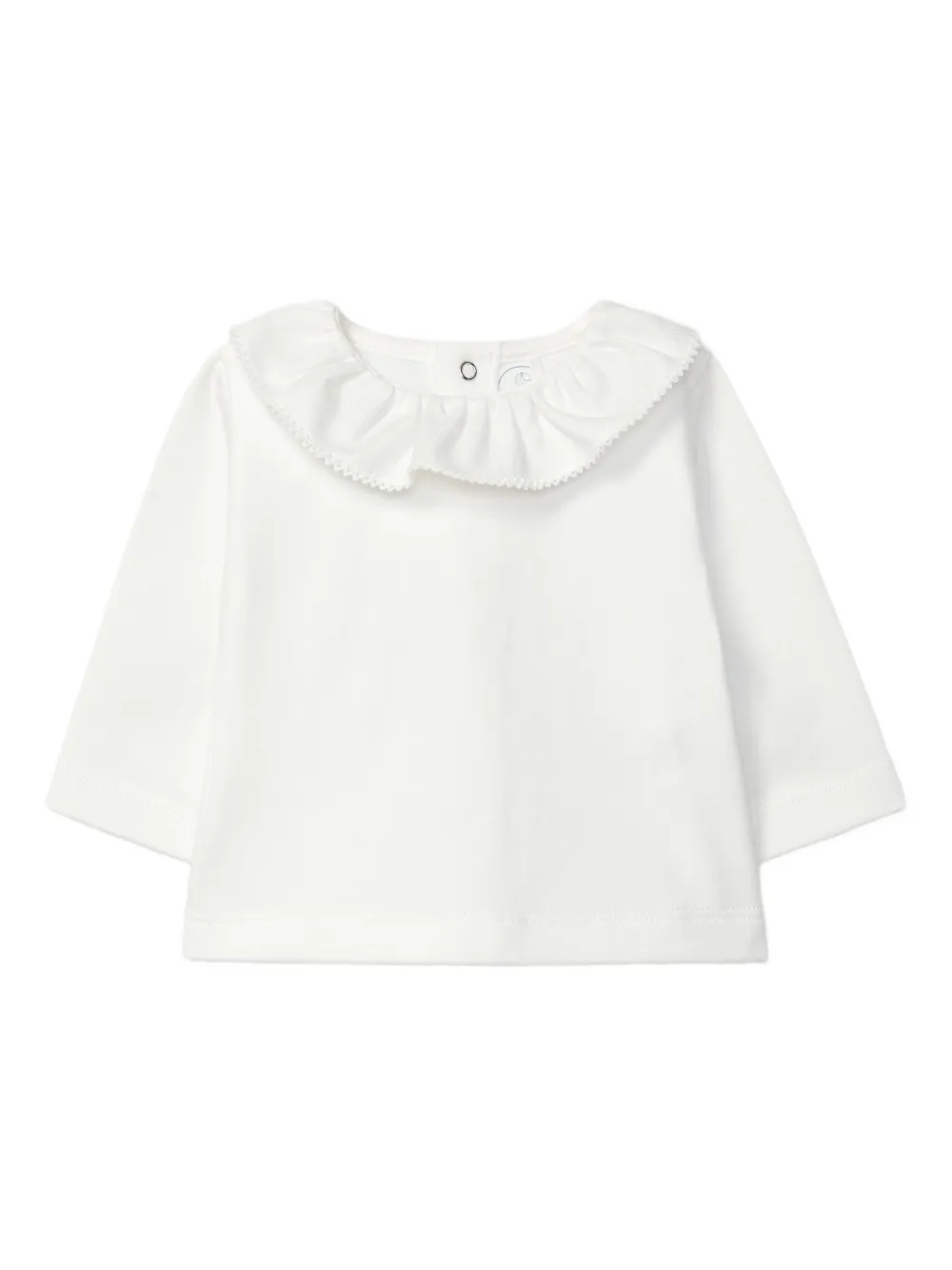 LARANJINHA ruffled-collar top | White | Image 1