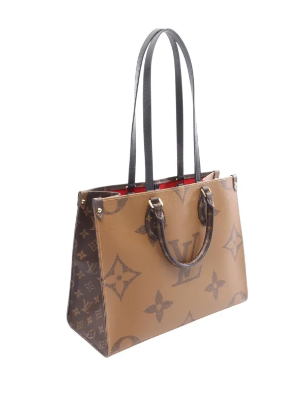 Louis Vuitton Pre-Owned 2020 Monogram Giant OnTheGo MM Satchel