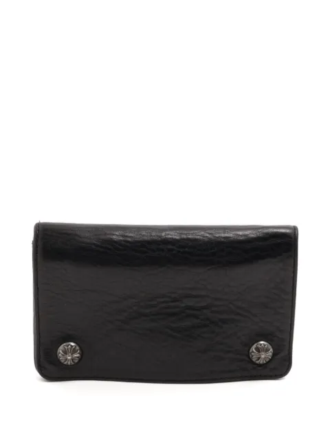 Chrome Hearts 2000-2015s cross-button wallet