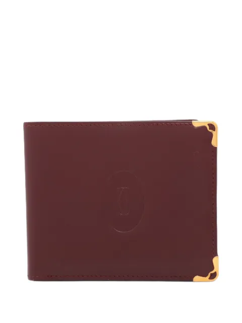 Cartier cartera plegable con logo en relieve 2000-2010