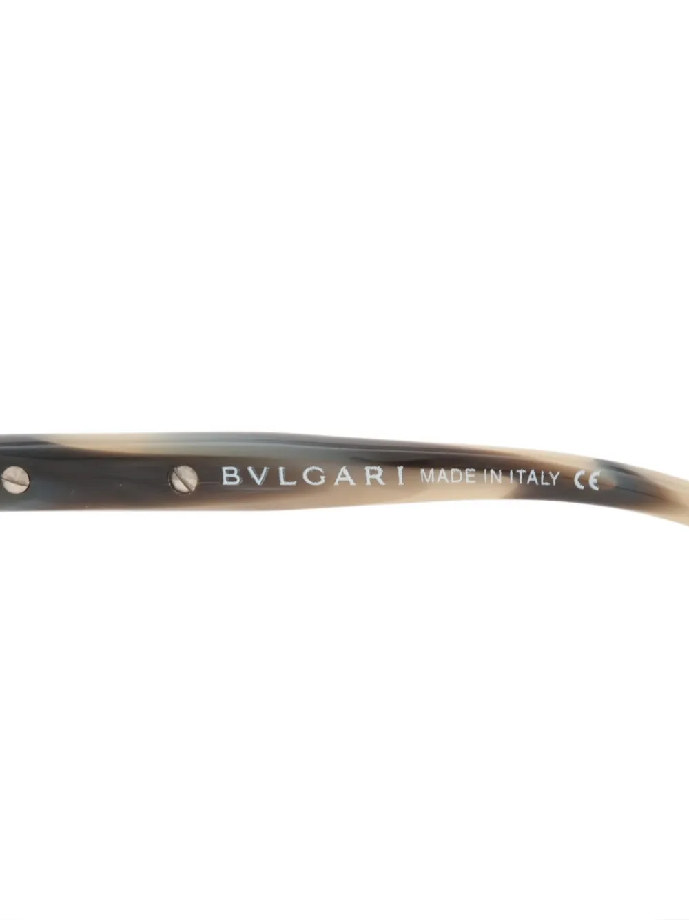 BVLGARI Pre-owned 2000s Rectangle-frame Sunglass In Gray