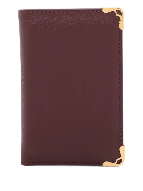 Cartier 2000-2010s logo-embossed bi-fold wallet