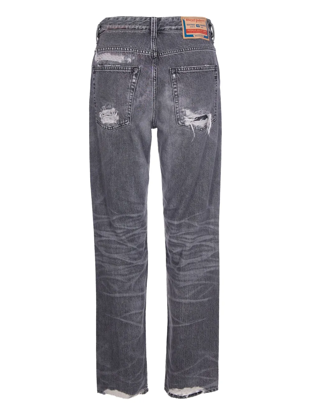 Diesel Gerafelde denim jeans Grijs