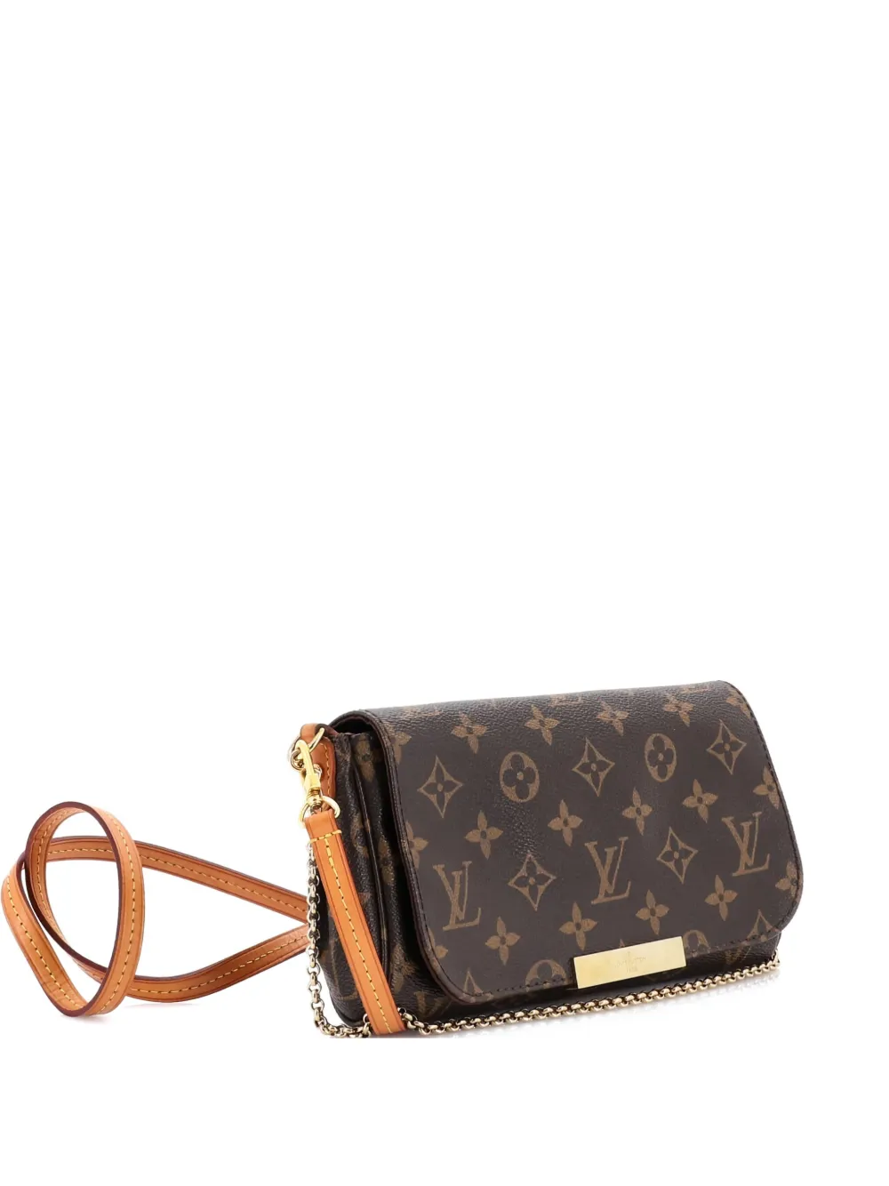 Louis Vuitton Pre-Owned Favorite Handbag Monogram Canvas PM clutch bag | Brown | Image 1