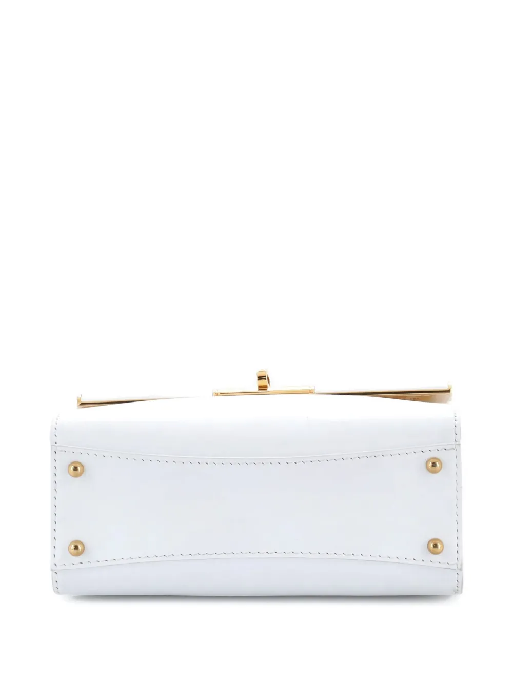 Pre-owned Dolce & Gabbana Marlene City Flap Bag Leather Crossbody Bag In White
