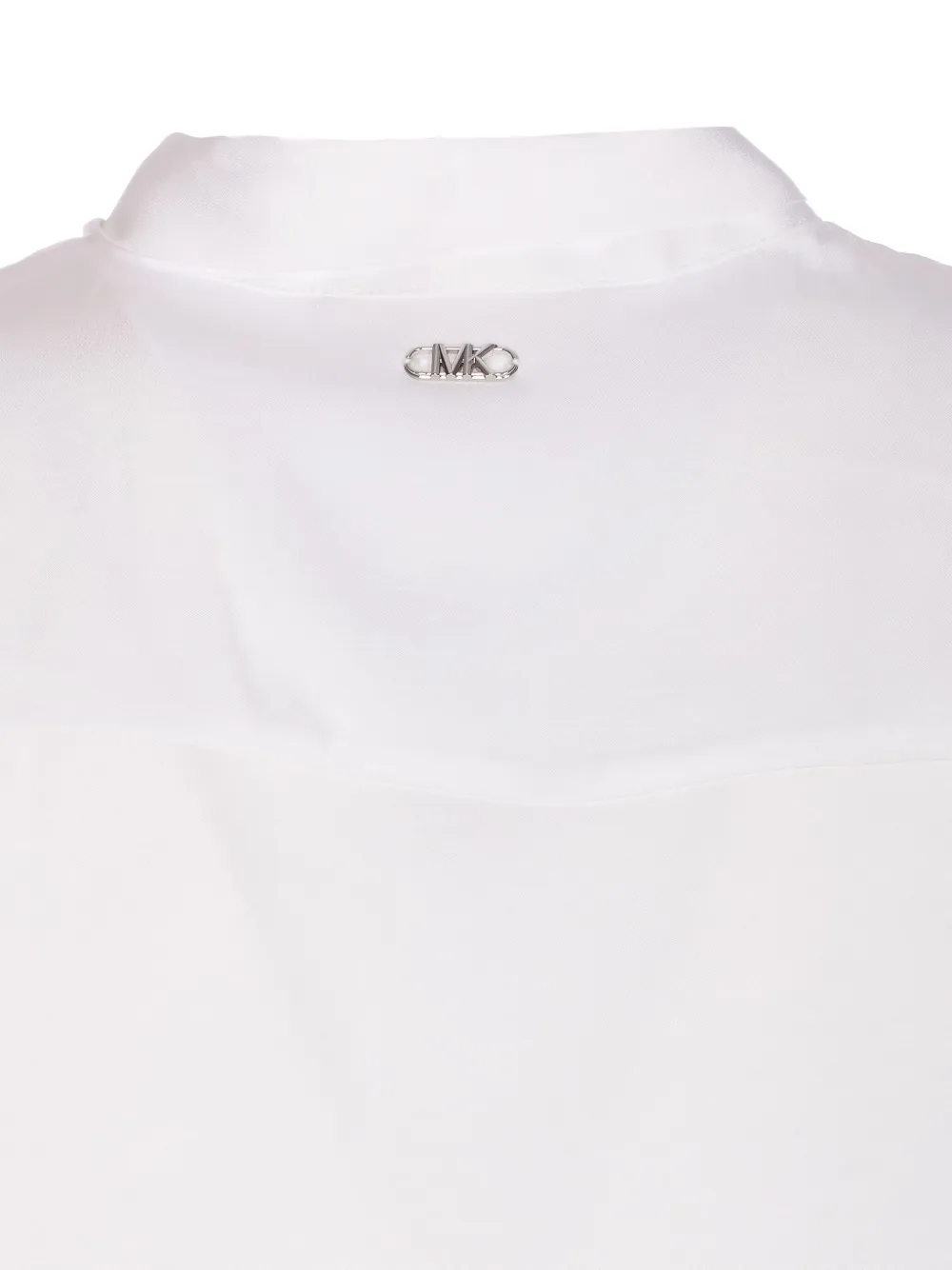 Michael Michael Kors Frontal Buttons Lace Shirt In White
