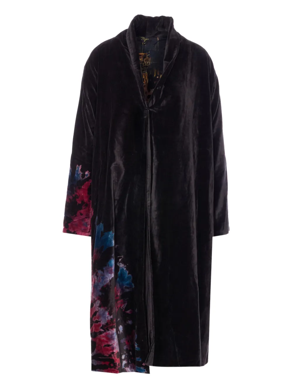 YAVI Selah long sleeves coat - Nero