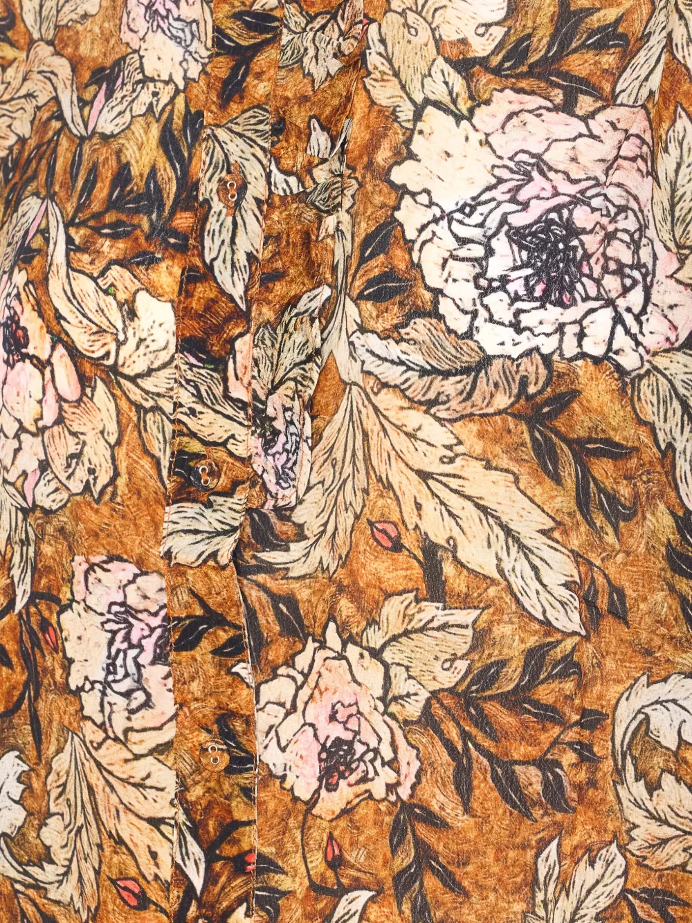  Yavi Printed Long-sleeved Shirt - Brown 