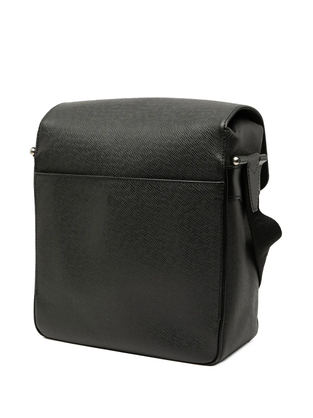 Pre-owned Louis Vuitton 2002 Taiga Yaranga Crossbody Bag In Black