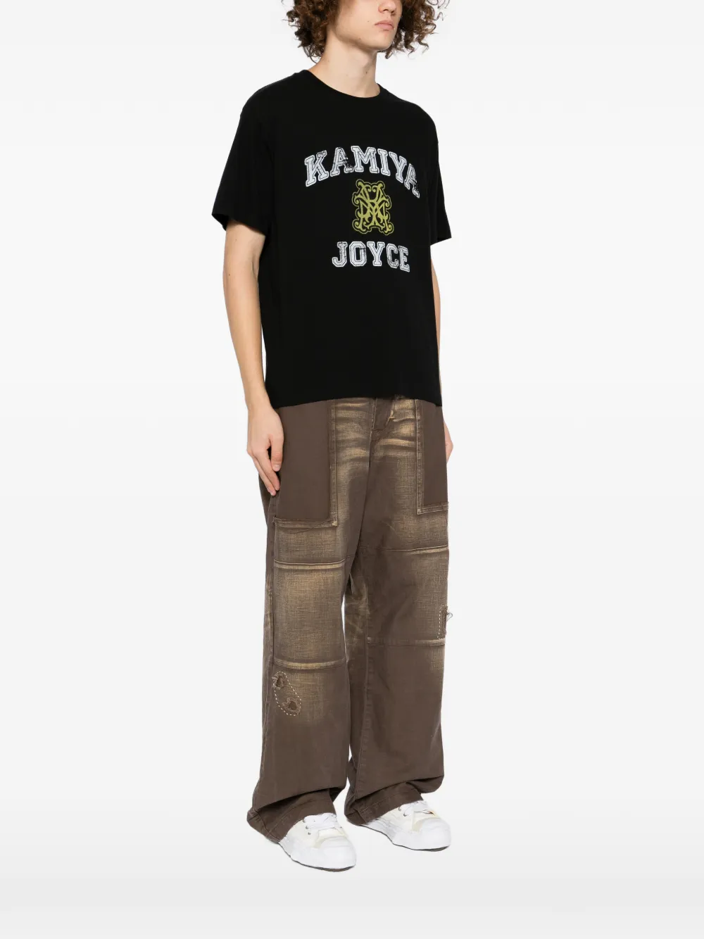 Kamiya Printed T-shirt In Black