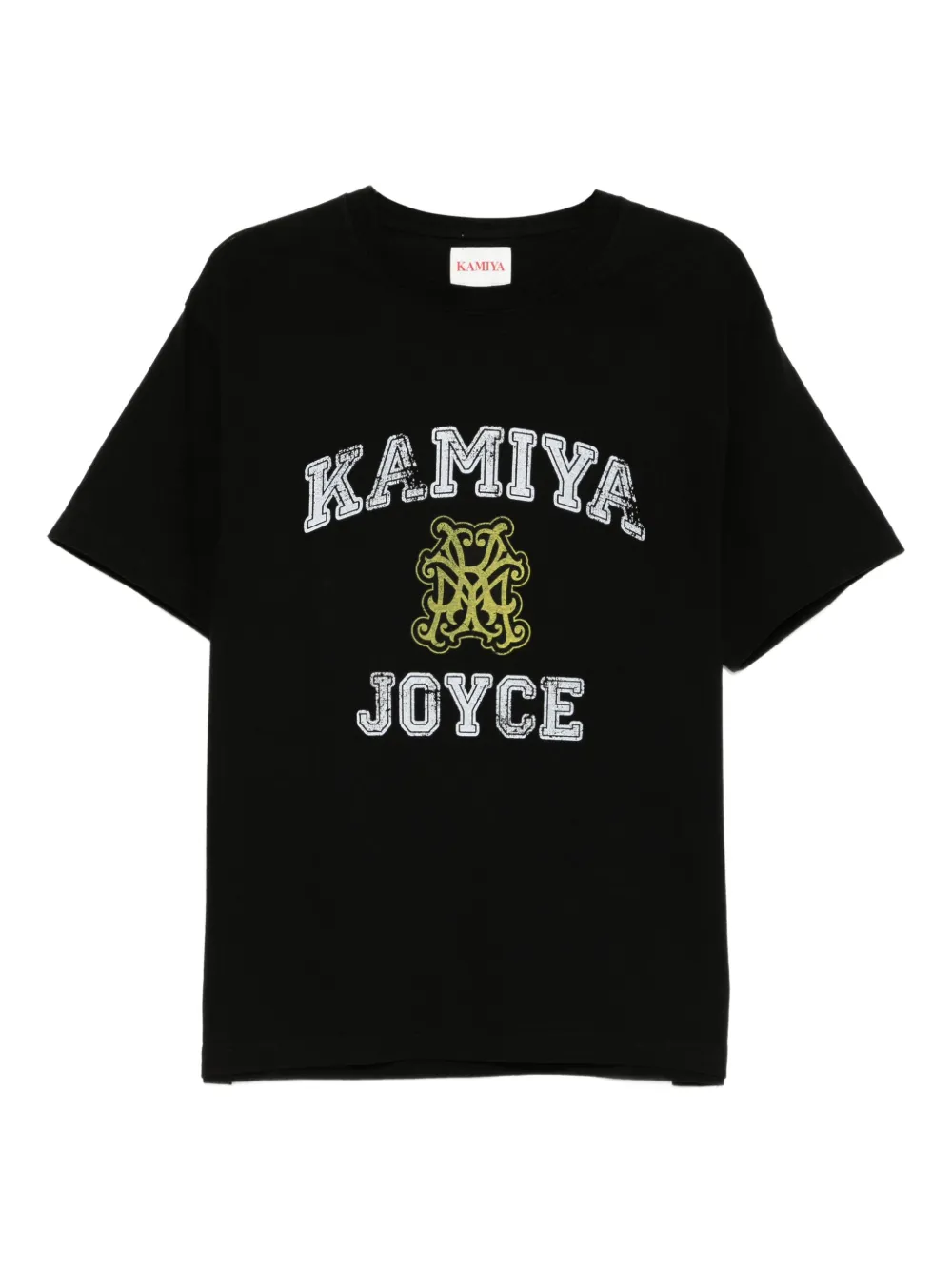 KAMIYA  printed T-shirt | Black | Image 1