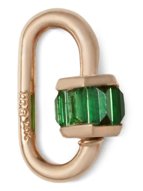 Marla Aaron 14K yellow gold tsavorite Babylock pendant