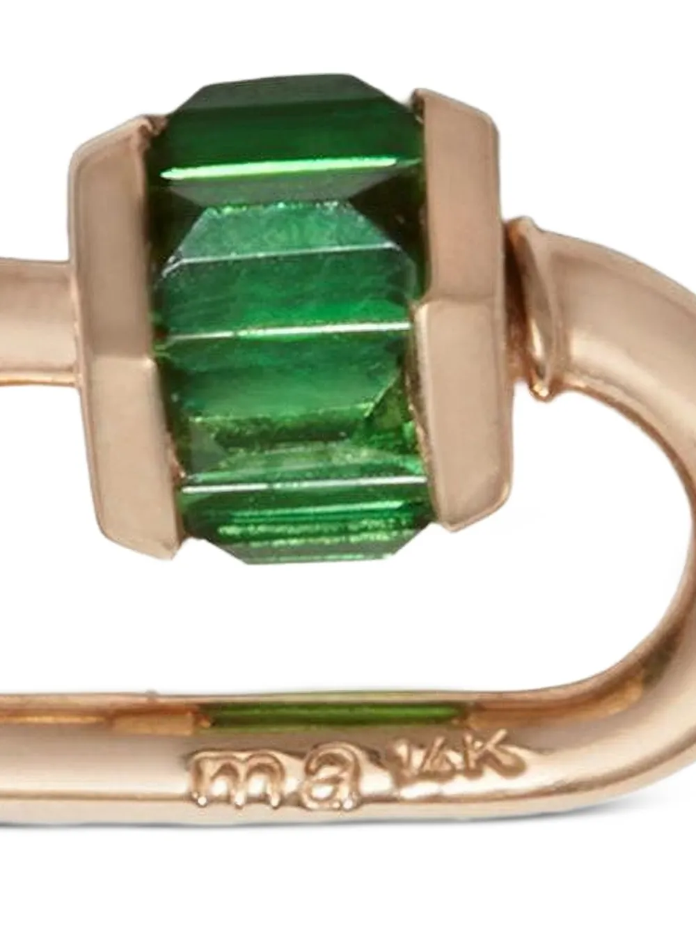 Marla Aaron pendentif Babylock en or 14ct serti de tsavorite | Joaillerie | Image 2