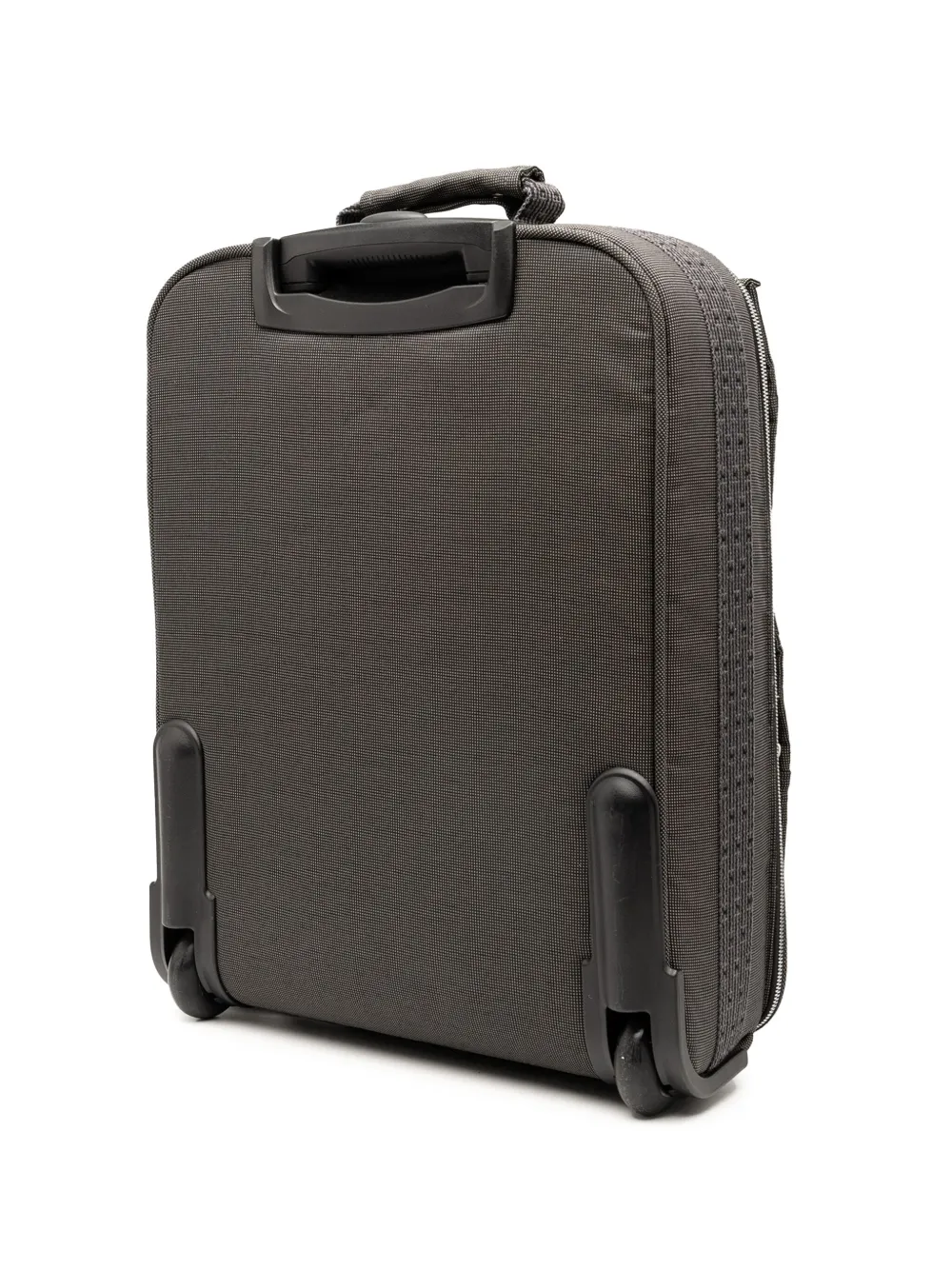 Pre-owned Hermes 1990-2015 Canvas Herline Travel Bag In Gray