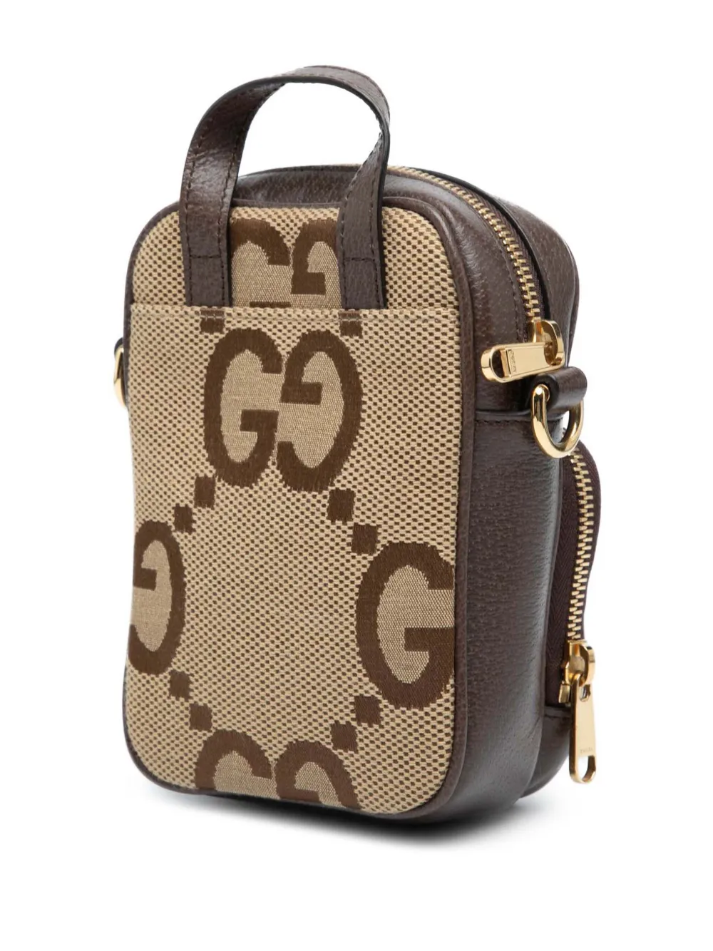 2016-2025 Micro Jumbo Gg Canvas Web Top Handle Bag Satchel