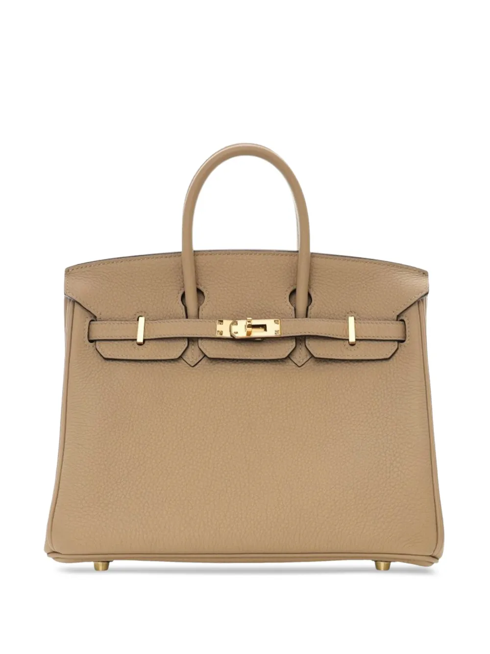 Hermès Pre-Owned 2017 Togo Birkin Retourne 25 handbag - ブラウン Hermès Pre-Owned 2017 Togo Birkin Retourne 25 handbag - ブラウン