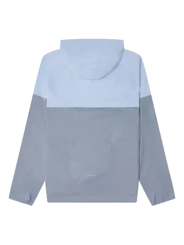 blue and white nike zip up jacket