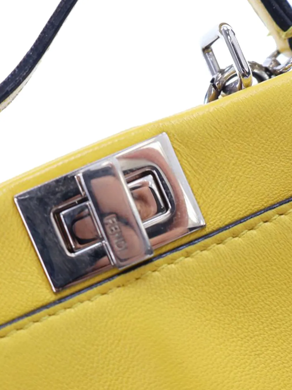 Fendi Pre-Owned 2010-2025 Micro Leather Peekaboo satchel | Pre-Owned | Image 2