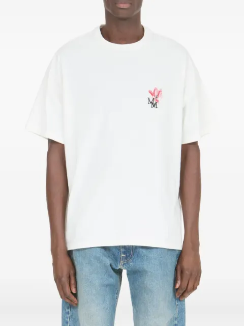 Maison Margiela playera con logo floral