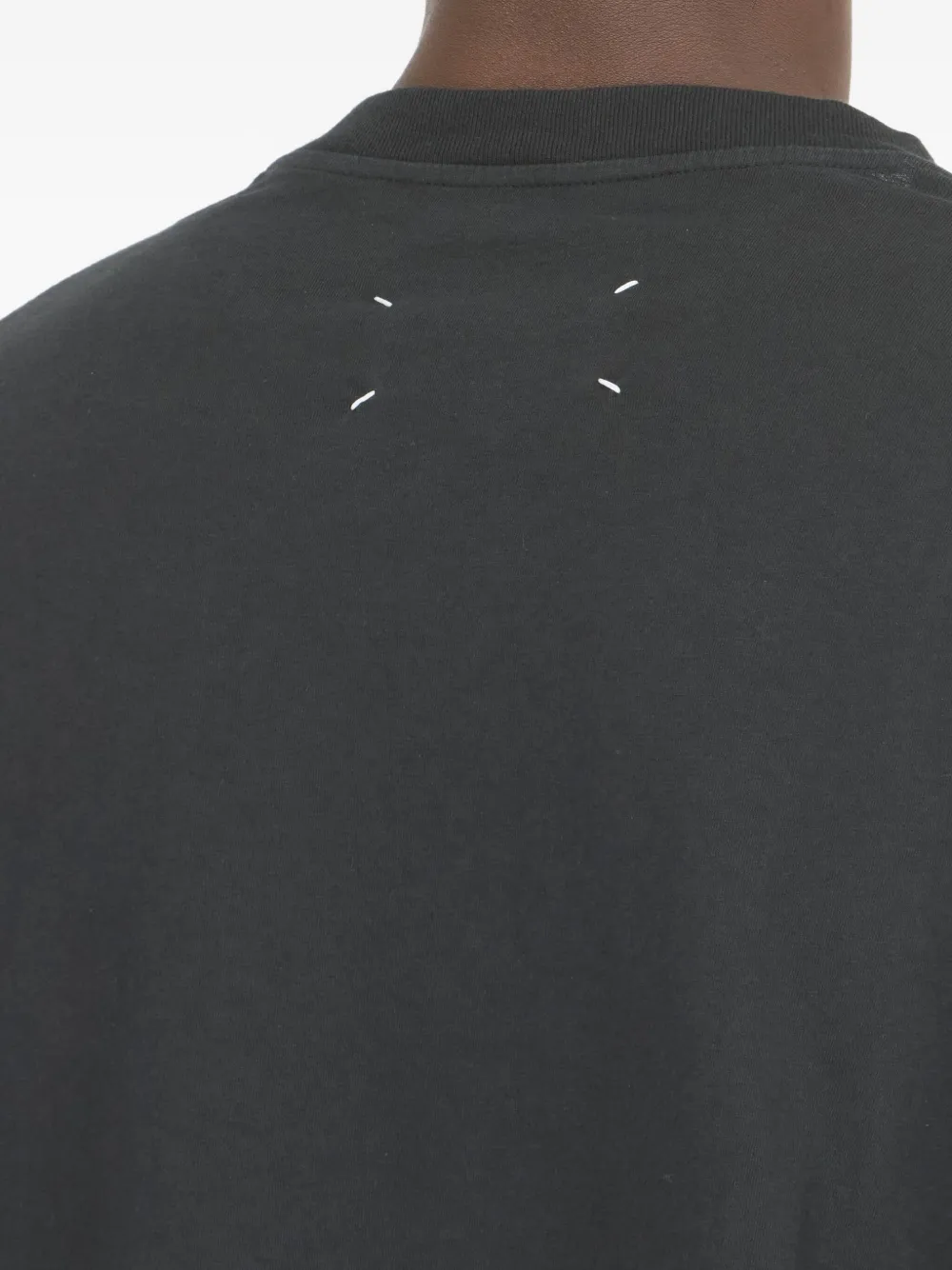 Maison Margiela T-shirt met bloemenprint Grijs