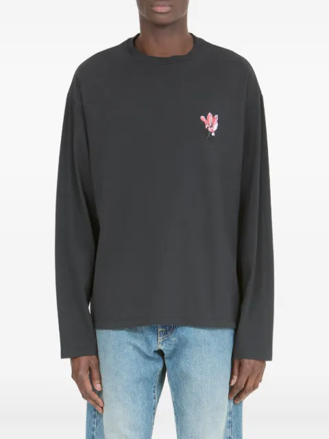 Maison Margiela floral-print long-sleeve T-shirt