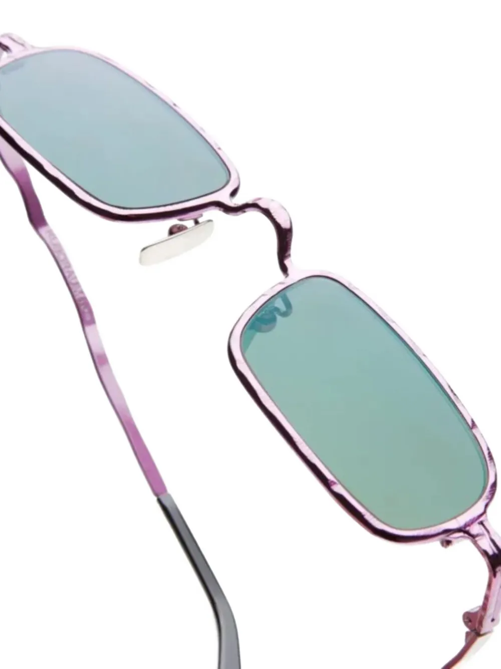 Kuboraum Zonnebril met rechthoekig montuur Paars