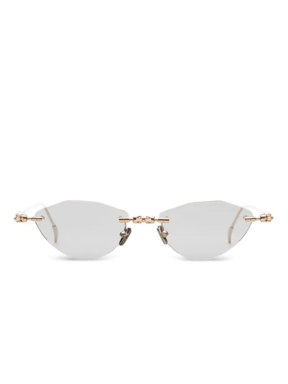 Kuboraum uindfattede solbriller | guldtonet | Image 1