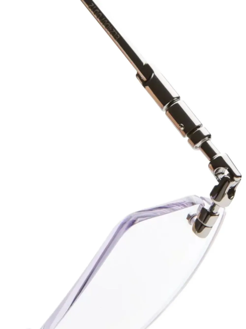 Kuboraum H61 bril met geometrisch montuur Zilver