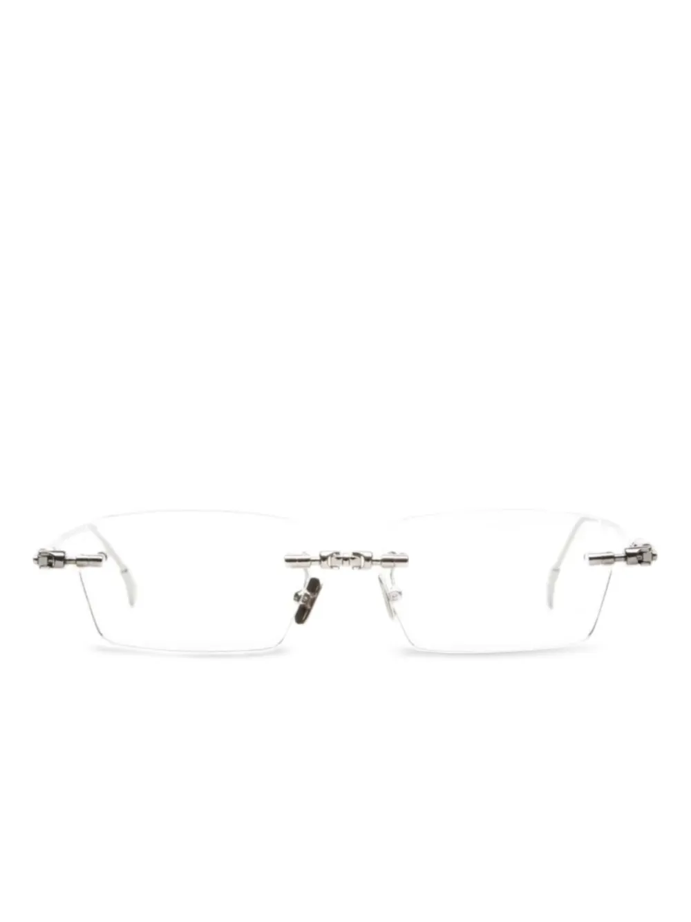 Kuboraum geometric-frame H61 glasses | Silver | Image 1