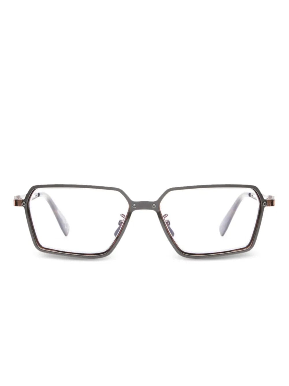 Kuboraum lentes H15 con armazón geométrica | plateado | Image 1
